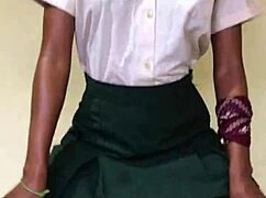 Horny ladies strip and play together.