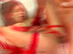 two huge cocks break mila garcia's ass