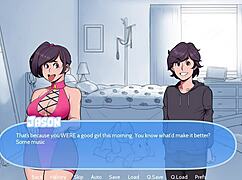 כלבלבים שמחים נהיים נועזים בשלג מטושטש שלישייה עם ציצים ותחת גדולים