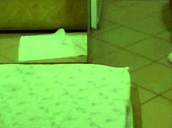 two students fuck in doggystyle, cum on ass.