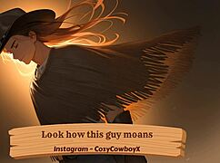 この男がソロオーガズムセッションでエクスタシーに喘ぐのを見る