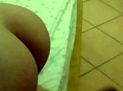 two students fuck in doggystyle, cum on ass.