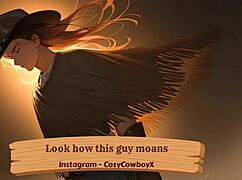 Podívej se, jak ten chlap sténá v extázi během své sólové orgasmové seance