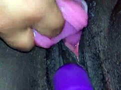i watch my ebony wife reach creamy orgasm with toys
