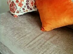 falling in living room with blowjob and squirting.