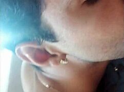 falling in living room with blowjob and squirting.