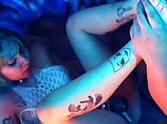 i love lesbian strap-on with foot tickling and toe sucking