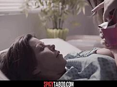 busty milf and teen fucked by the doctor? in the hospital with blowjob and 3some!