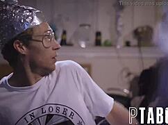 conspiracy theorist meets sexy female extra-terrestrial for probing