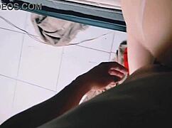 amateur couple has tender anal sex morning creampie