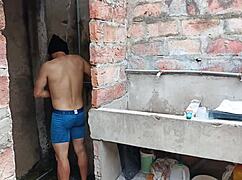 i finally sucked my neihbors big cock in shower