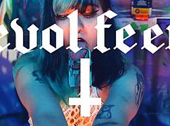 i love lesbian strap-on with foot tickling and toe sucking