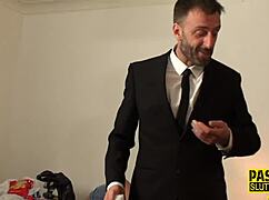 bound latina sub gets fingered and fucked in stockings