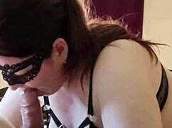 Fucking her throat hard, huge floppy tits 😈