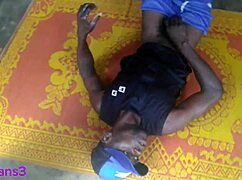 Beautiful Masseuse Teasing with Assplay and Deepthroat on Big Black Cock