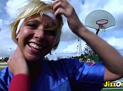 jizz o rama fucks big tits blonde basketball hard