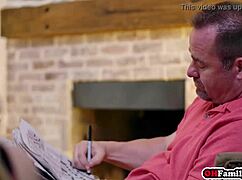 bisexual teen stepsisters want creampie for christmas.