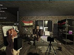 Redhead Slut Takes Big Black Cock In Pussy.