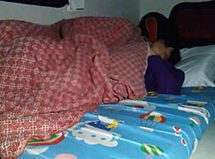 sharing bed with stepmom turned into unexpected creampie under sheets