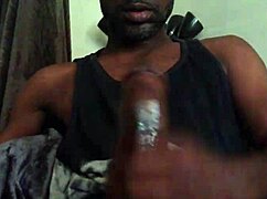 Bold Close-Up Of Big Cock Masturbation