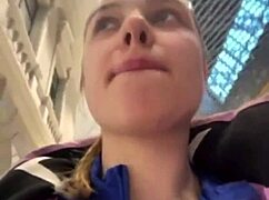 Public blowjob with big tits pornstar leads to orgasm 😘