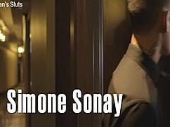 cougar simone sonay hunts for young hard cock to cum on her tits