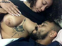 Lactating Tits Get Licked With Passion