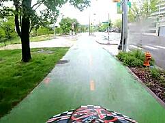 Portland pawg rides big cock in couple's creampie scene