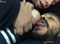 Lactating Tits Get Licked With Passion