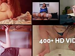 18 year old sucks older guy's cock and drinks cum from a condom, wanna see?