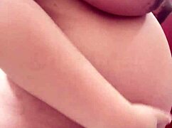 Pregnant stepmom strips on webcam