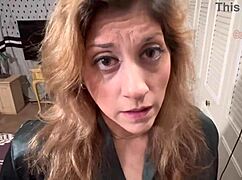 Stepmom’s Breast Exam Turns Into Hot Mouth Action