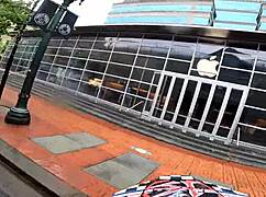 Portland pawg rides big cock in couple's creampie scene