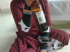 Horny Brother-In-Law And Thirsty Sister-In-Law's Fast Fucking After Beer