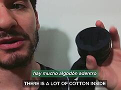 home-made fleshlight at work with big cock?