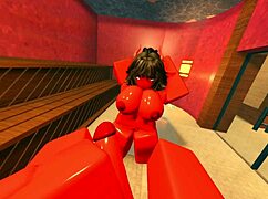 この悪魔娘がオイルまみれボディでサウナ誘惑してくる