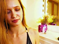 cutest webcam girl shows great tits in cosplay