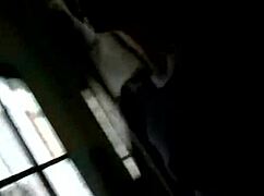 Skinny French blonde milf fucked in ass for money in warehouse