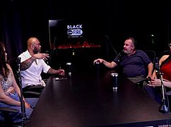 this woman in sheer red puts it all in her mouth during lesbian scenes!