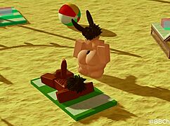 Black Bull Fucks Femboy Bunny In Doggystyle With Monster Cock