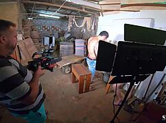 Behind the scenes: Luara Amaral's first orgasm with creampie