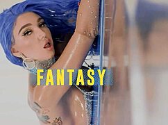 Brazzers gorgeous girls Lulu Chu and April Olsen crave touching two big hard cocks