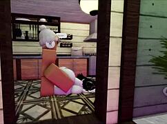 Wife cooks me a meal, so I reward her with my monster cock!