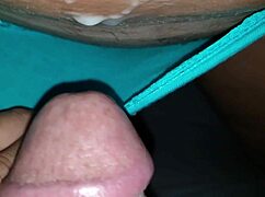 Cumshot In Wife's Panties