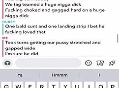 check out this sexting session cuckolding old husband on snap chat