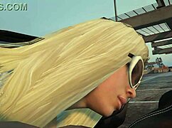 in gta 5, franklin picks up a hooker and gets serviced in the car