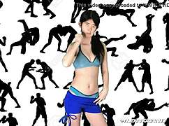 fight night got me shook... alexandria wu and clifford bryant wrestlin’ hard, ya know?