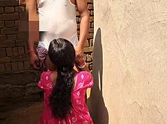 Listen, this beautiful bhabhi in saree gets roughly fucked by devar ji!