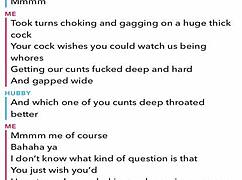 check out this sexting session cuckolding old husband on snap chat