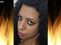 Jade espectacular morena en lencería follando